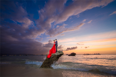 菲律宾婚纱摄影，长滩岛婚纱照