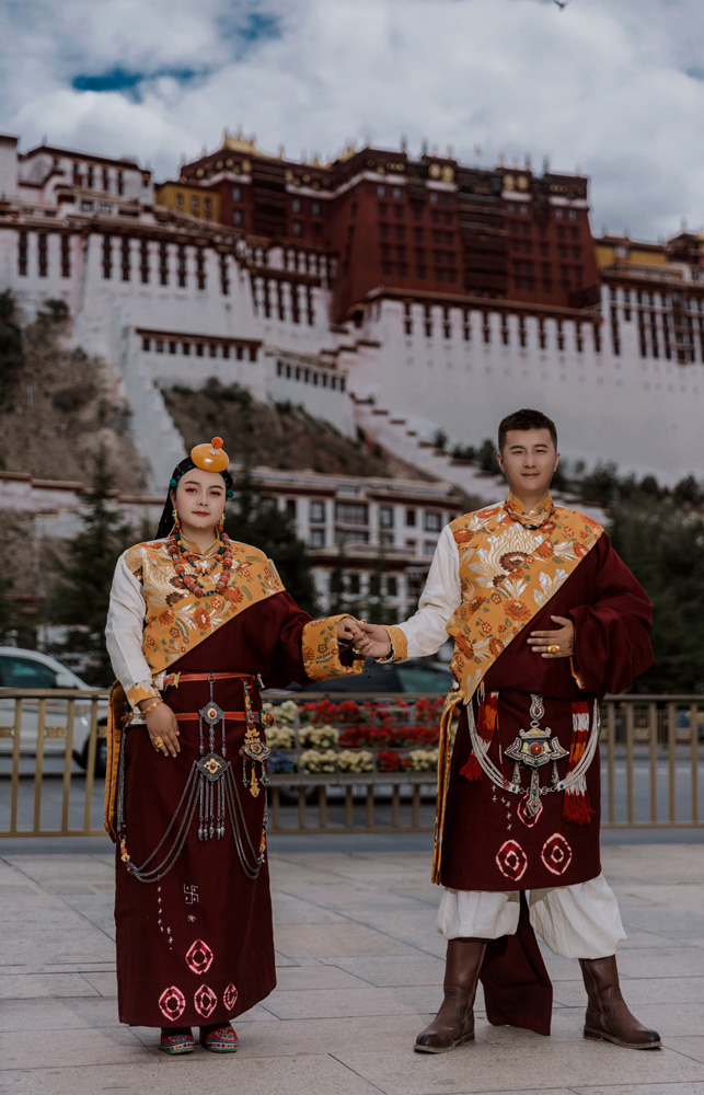 布达拉-朋措文加&索南文毛_西藏婚纱摄影