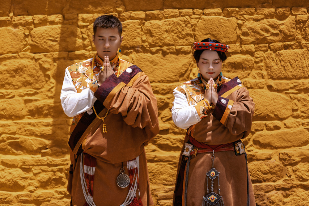 布达拉-朋措文加&索南文毛_西藏婚纱摄影